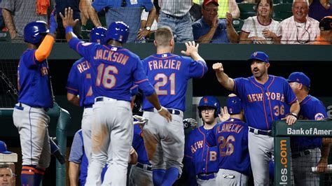 Includes game times, TV listings and ticket information for all Mets games. . The score of the mets game
